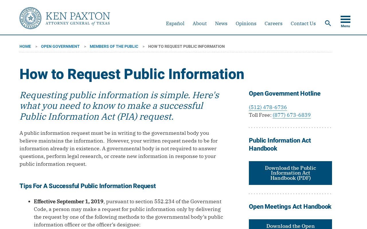 Nacogdoches criminal records Texas public information request guidance