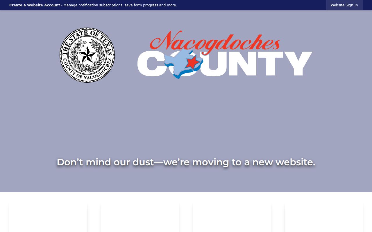 Nacogdoches County criminal records official county home page